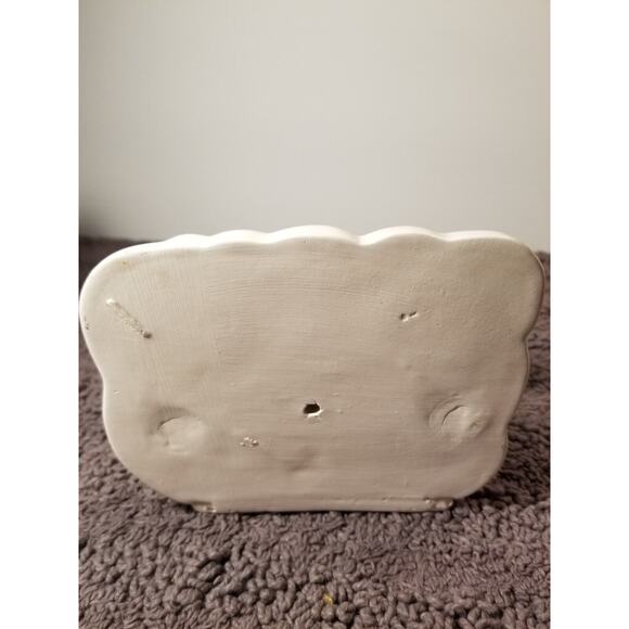 HandPainted Earthenware Santa & Snowman Napkin Holder&Salt And‎ Pepper Set - Picture 7 of 10